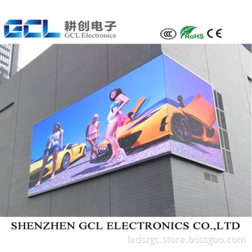 Commercial signs full color 1/4 scan outdoor led video display p8